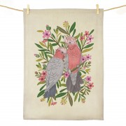 Tea Towel | G'day Galahs | Organic Cotton Tea Towel | G'day Galahs | Organic Cotton